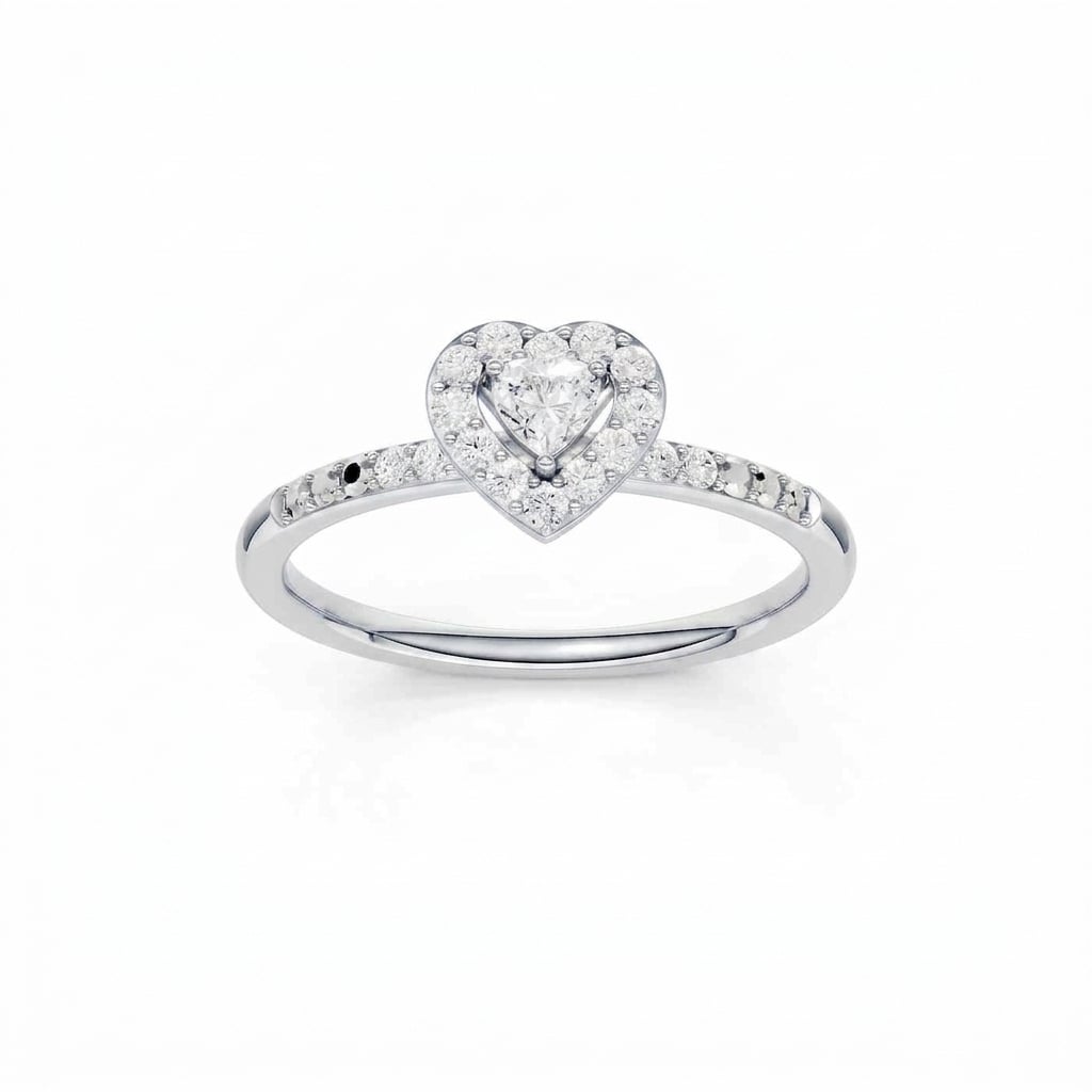 14K 0.20 CT Lab Grown Diamond Ring