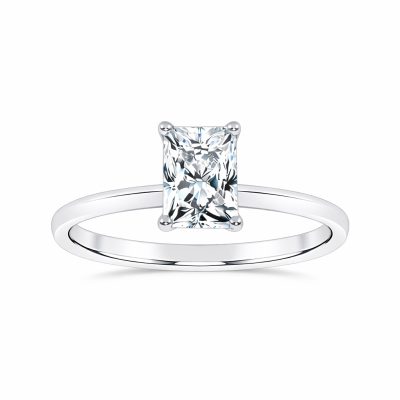 10K 0.50CT Certified Lab Grown Solitaire Ring