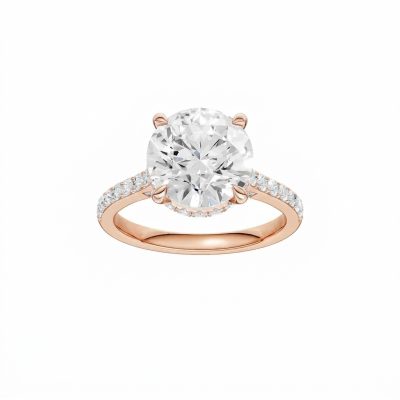 14K 4.50 CT Lab Grown Diamond Ring