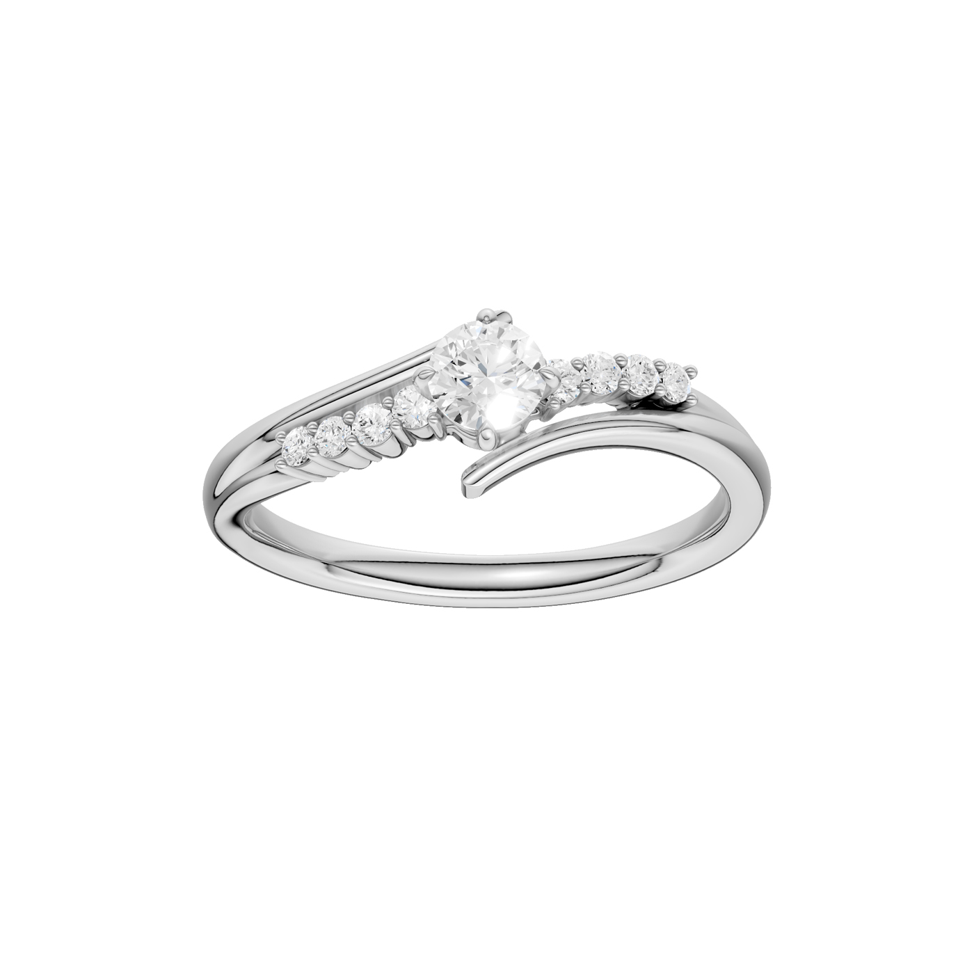 10K 0.33 CT Lab Grown Diamond Ring