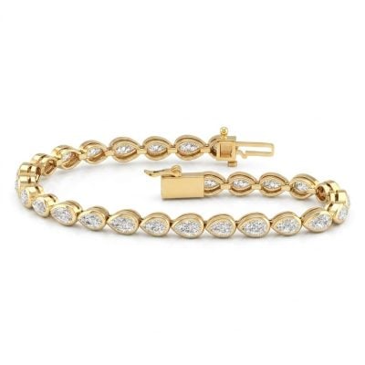 14K 5.00 CT Lab Grown Diamond Bracelet