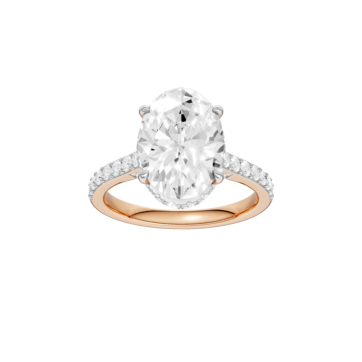 14K 4.50 CT Lab Grown Diamond Ring