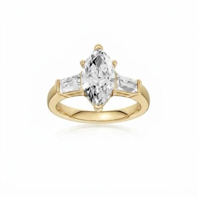 14K 2.50 CT Lab Grown Diamond Ring