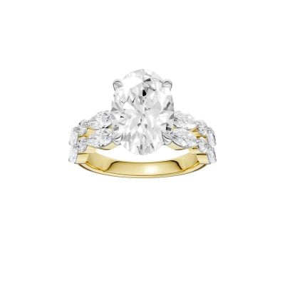 14K 4.00 CT Lab Grown Diamond Ring