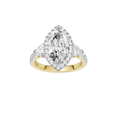 14K 3.00 CT Lab Grown Diamond Ring