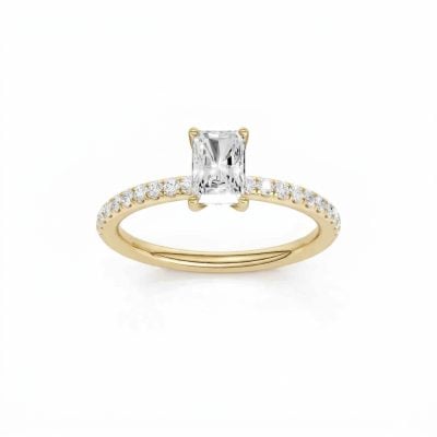14K 0.75 CT Lab Grown Diamond Ring