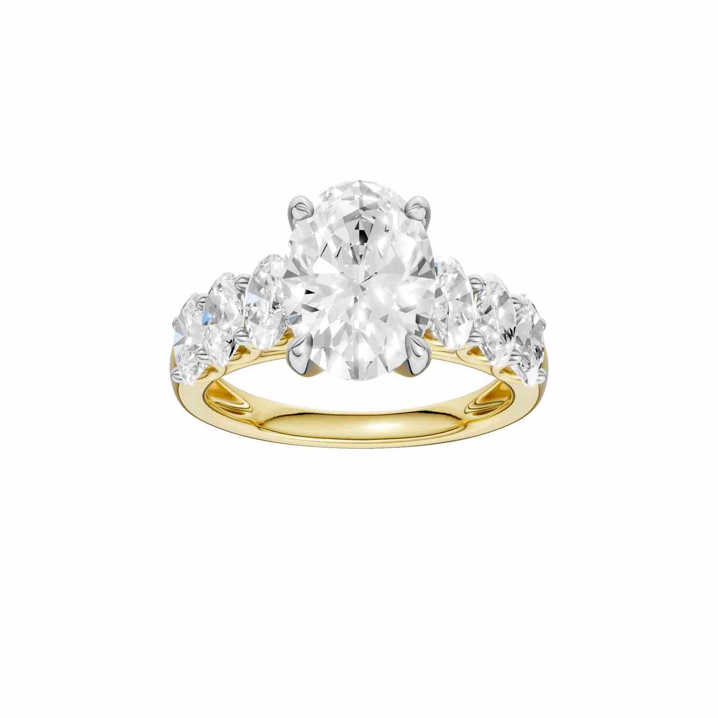 14K 4.00 CT Lab Grown Diamond Ring