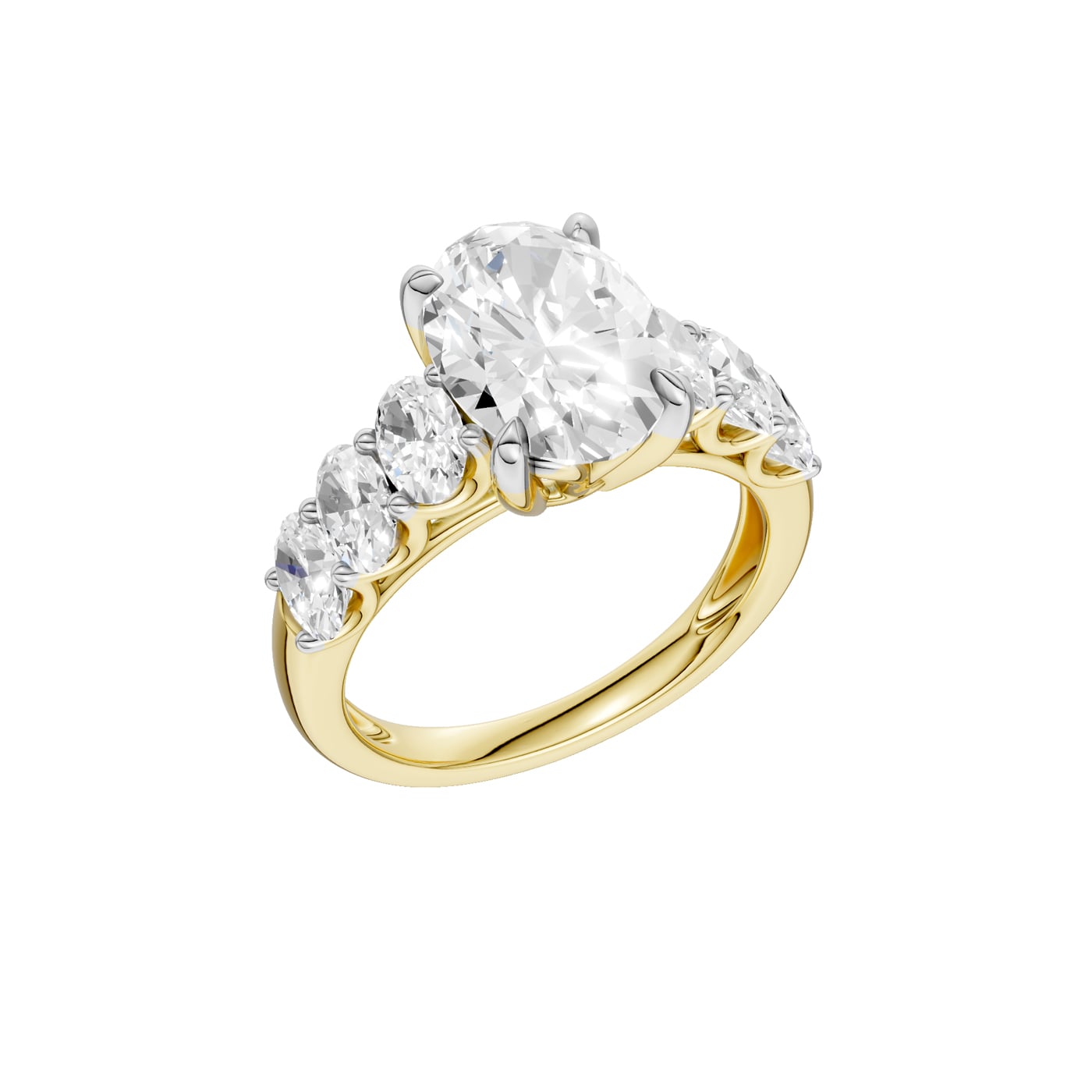 14K 4.00 CT Lab Grown Diamond Ring - Image 3