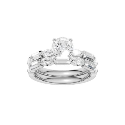 14K 2.00 CT Lab Grown Diamond Bridal Set