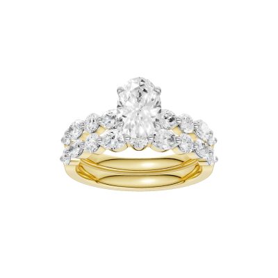 14K 2.00 CT Lab Grown Diamond Bridal Set