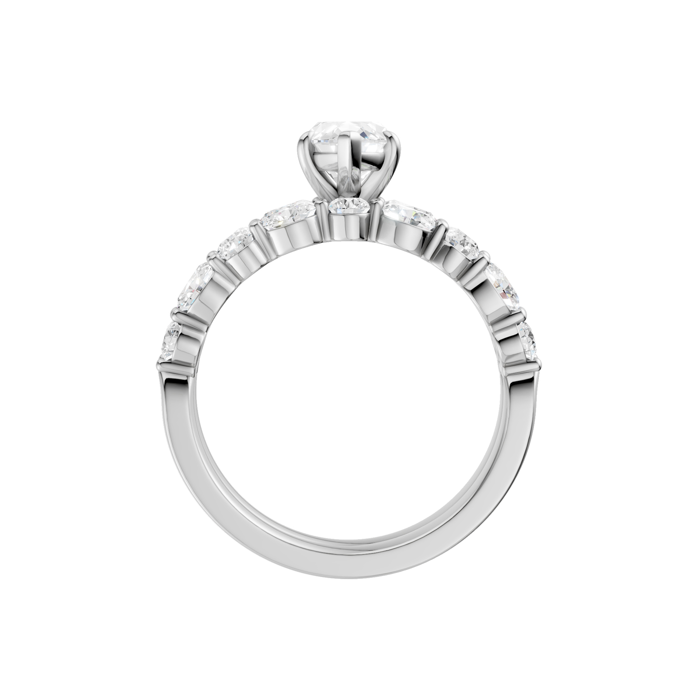 14K 2.00 CT Lab Grown Diamond Bridal Set - Image 2