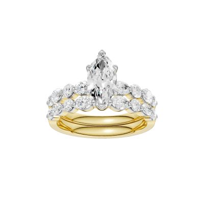 14K 2.00 CT Lab Grown Diamond Bridal Set