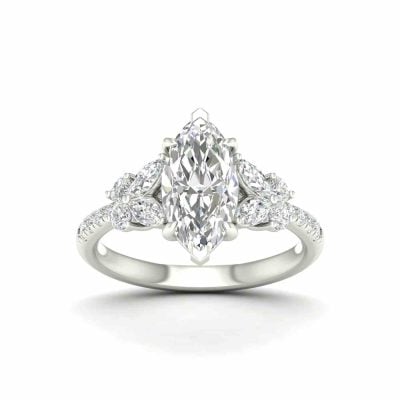 14K 2.60 CT Lab Grown Diamond Ring