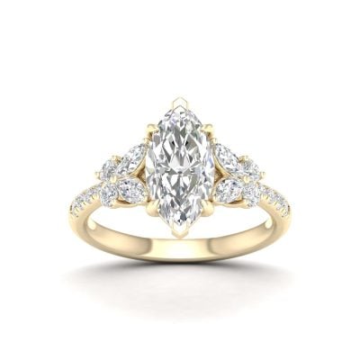14K 2.60 CT Lab Grown Diamond Ring