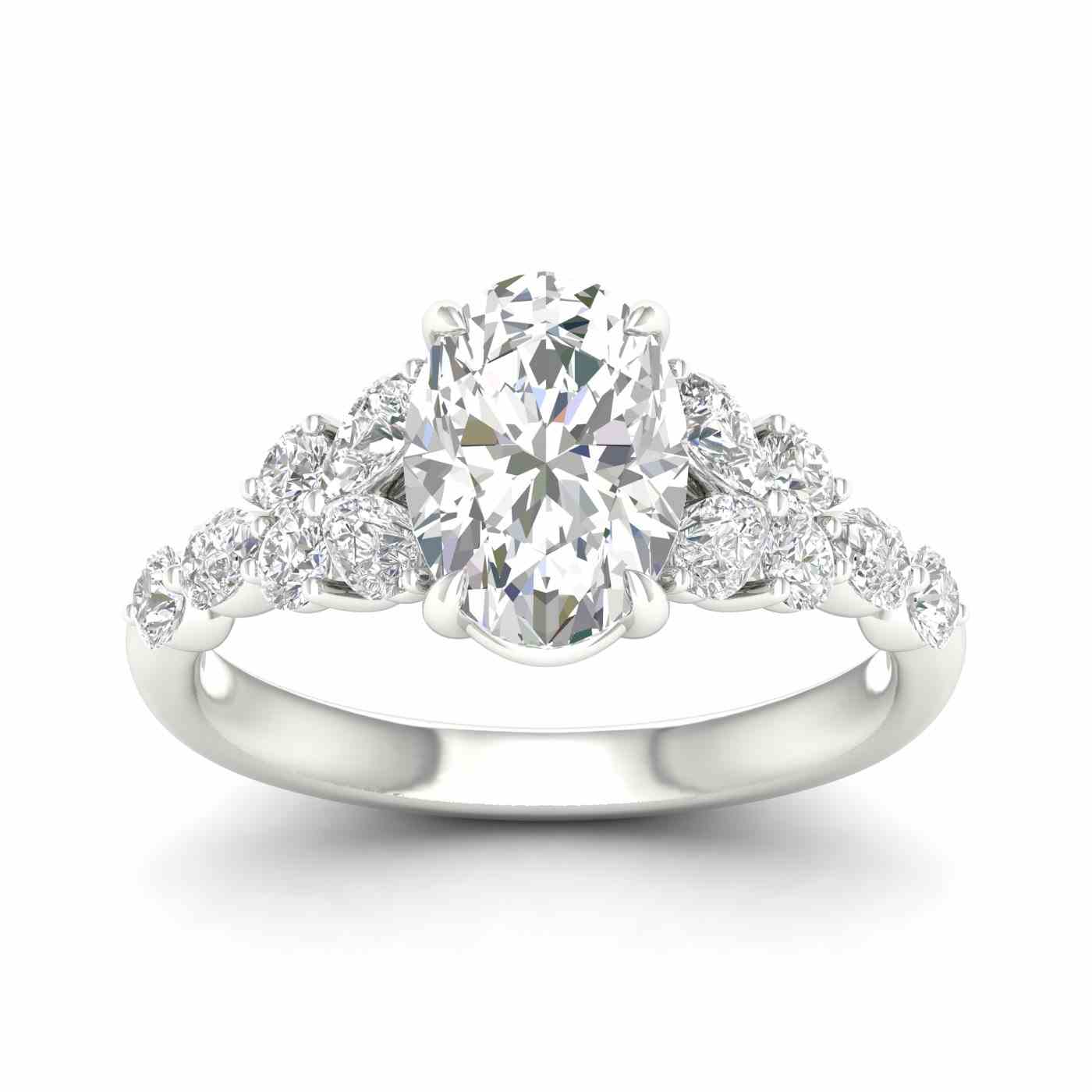 14K 2.75 CT Lab Grown Diamond Ring