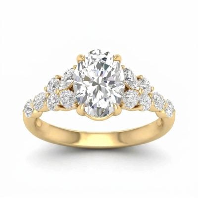 14K 2.75 CT Lab Grown Diamond Ring