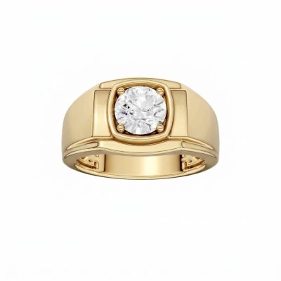 14K 1.50 CT Lab Grown Diamond Men's Ring
