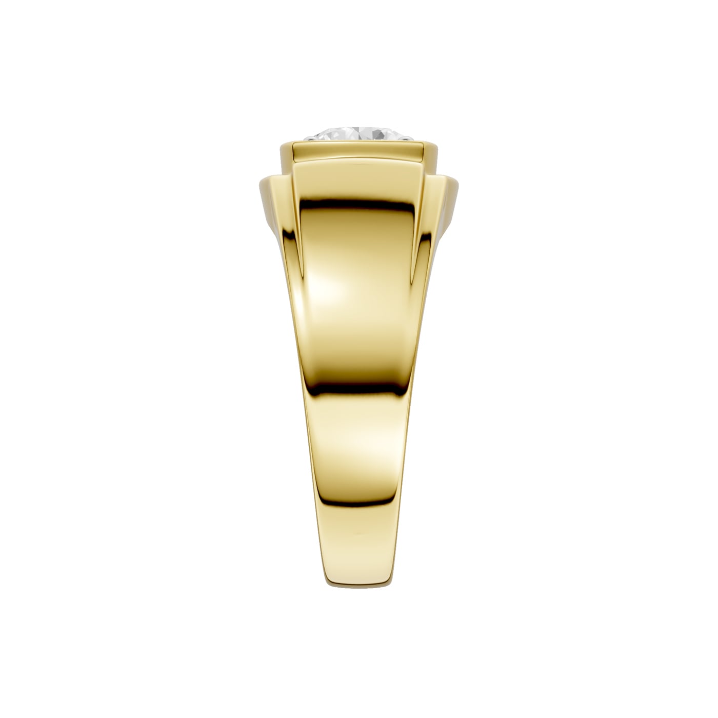 14K 1.50 CT Lab Grown Diamond Men's Ring - Image 3