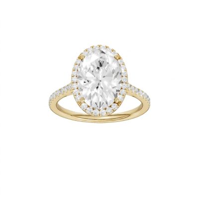 14K 3.33 CT Lab Grown Diamond Ring
