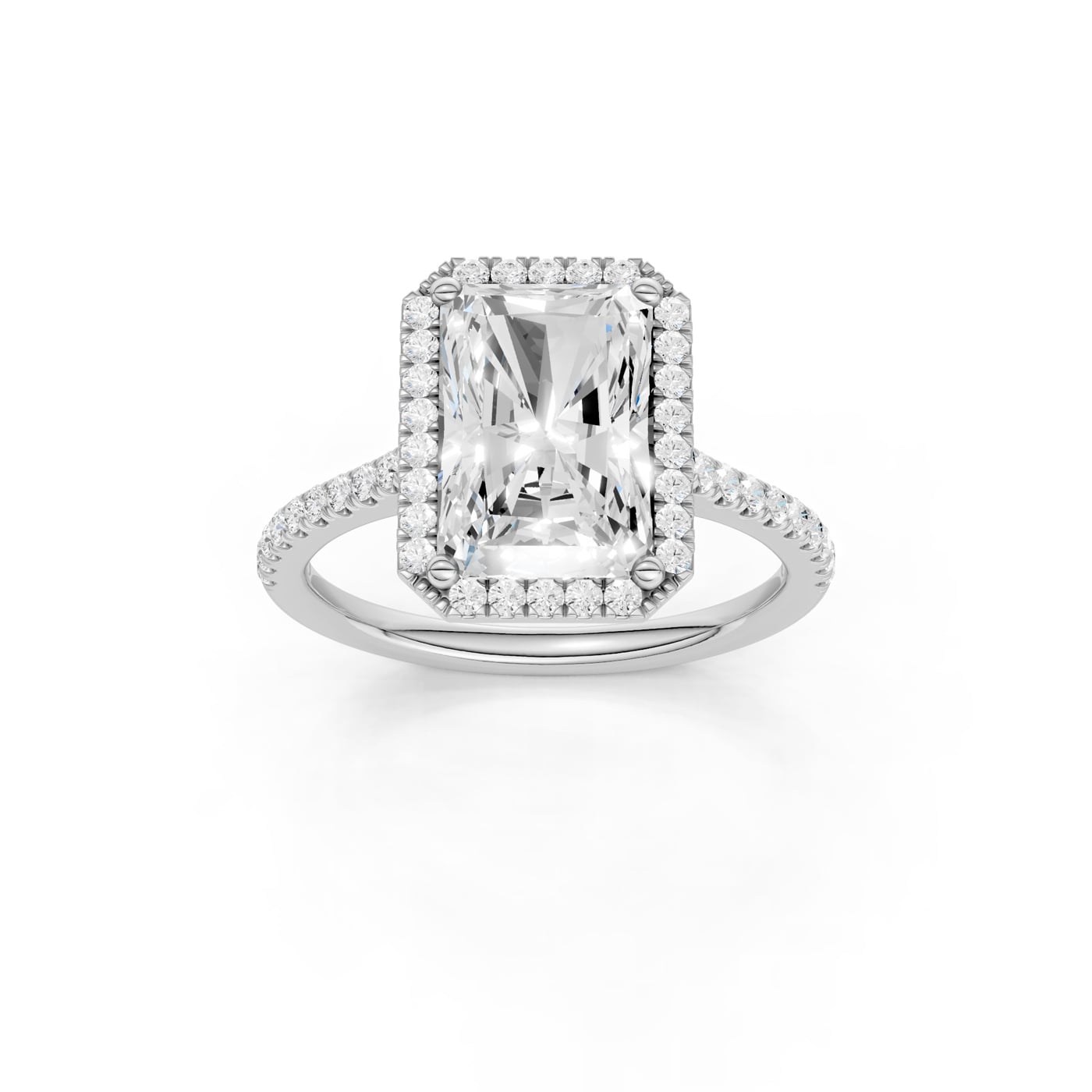 14K 3.33 CT Lab Grown Diamond Ring