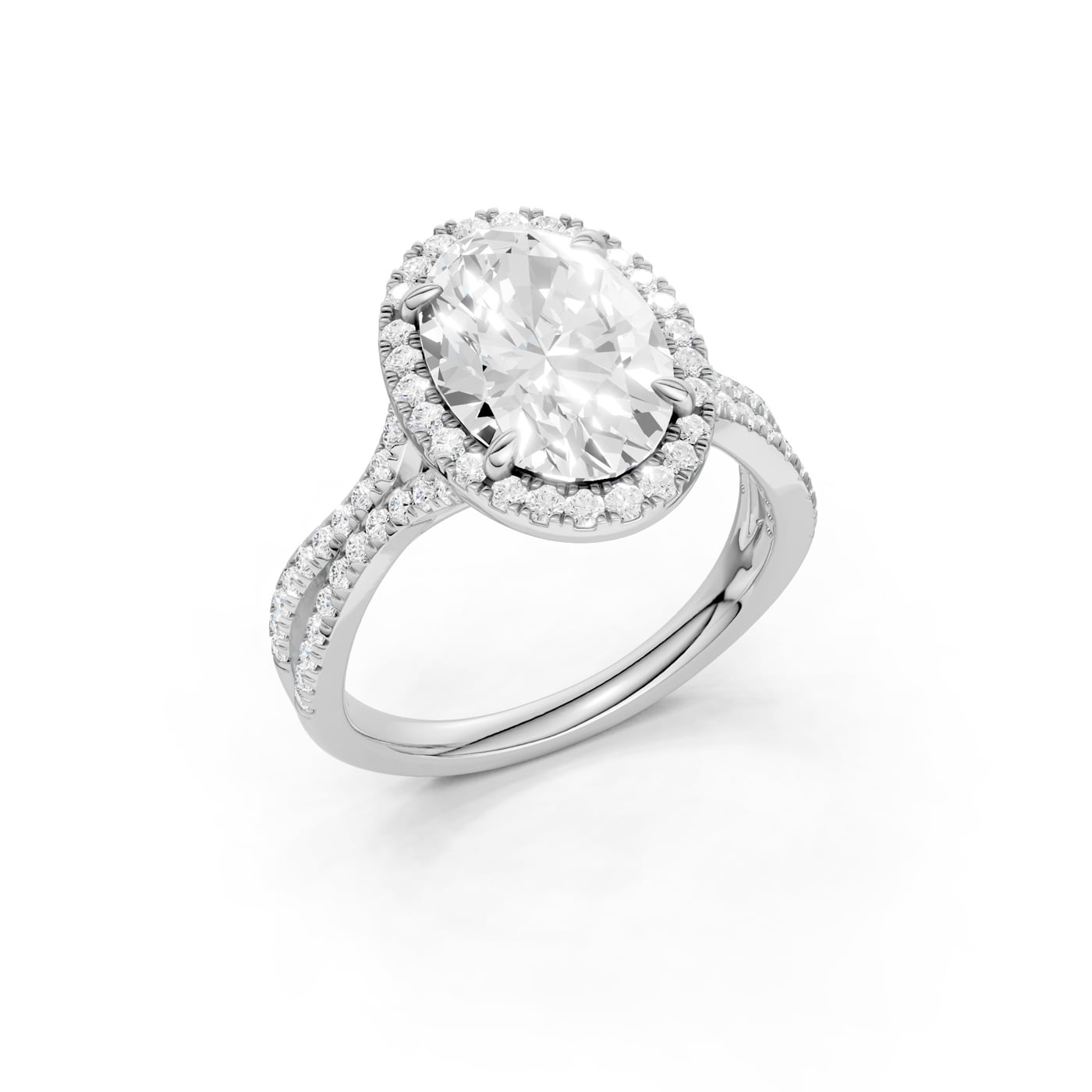 14K 3.50 CT Lab Grown Diamond Ring - Image 4