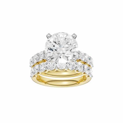 14K 6.00 CT Lab Grown Diamond Bridal Set