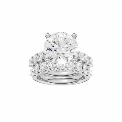 14K 7.00 CT Lab Grown Diamond Bridal Set