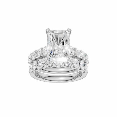 14K 6.00 CT Lab Grown Diamond Bridal Set
