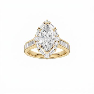 14K 2.75 CT Lab Grown Diamond Ring