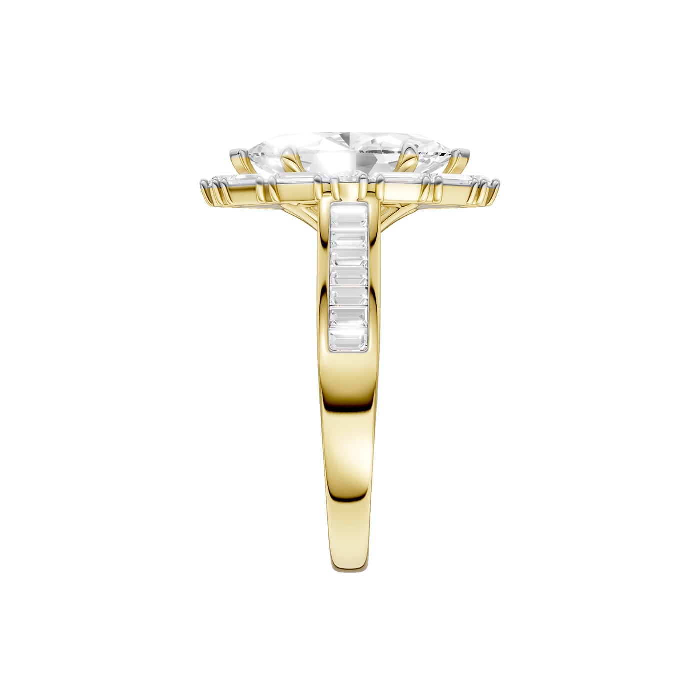 14K 2.75 CT Lab Grown Diamond Ring - Image 2