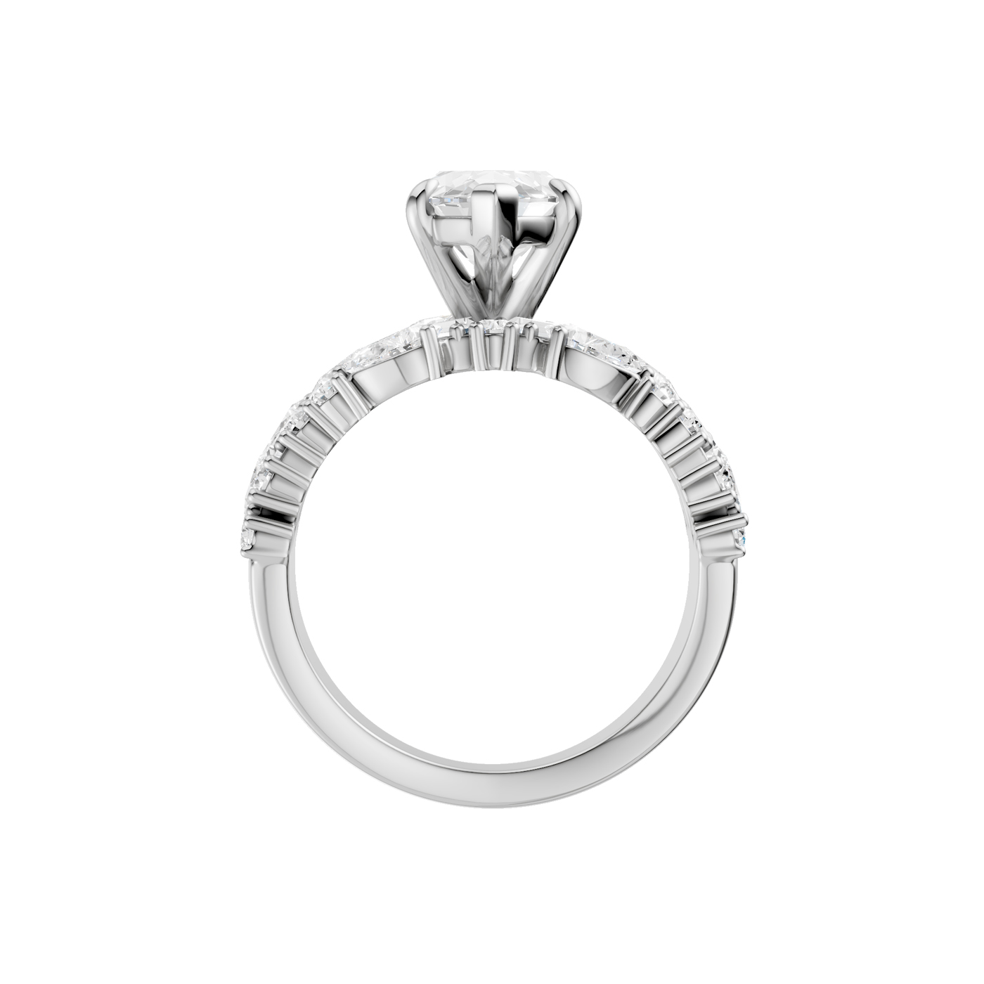 14K 3.50 CT Lab Grown Diamond Ring - Image 3