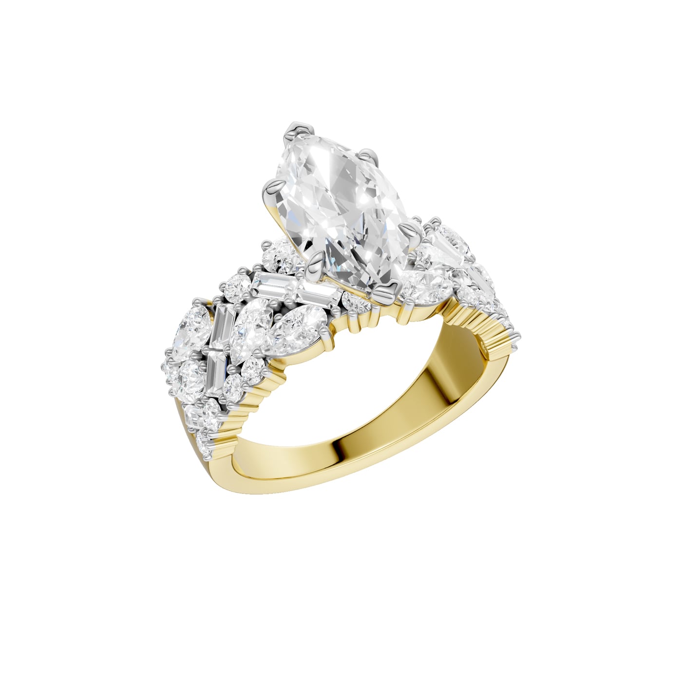 14K 3.50 CT Lab Grown Diamond Ring - Image 2