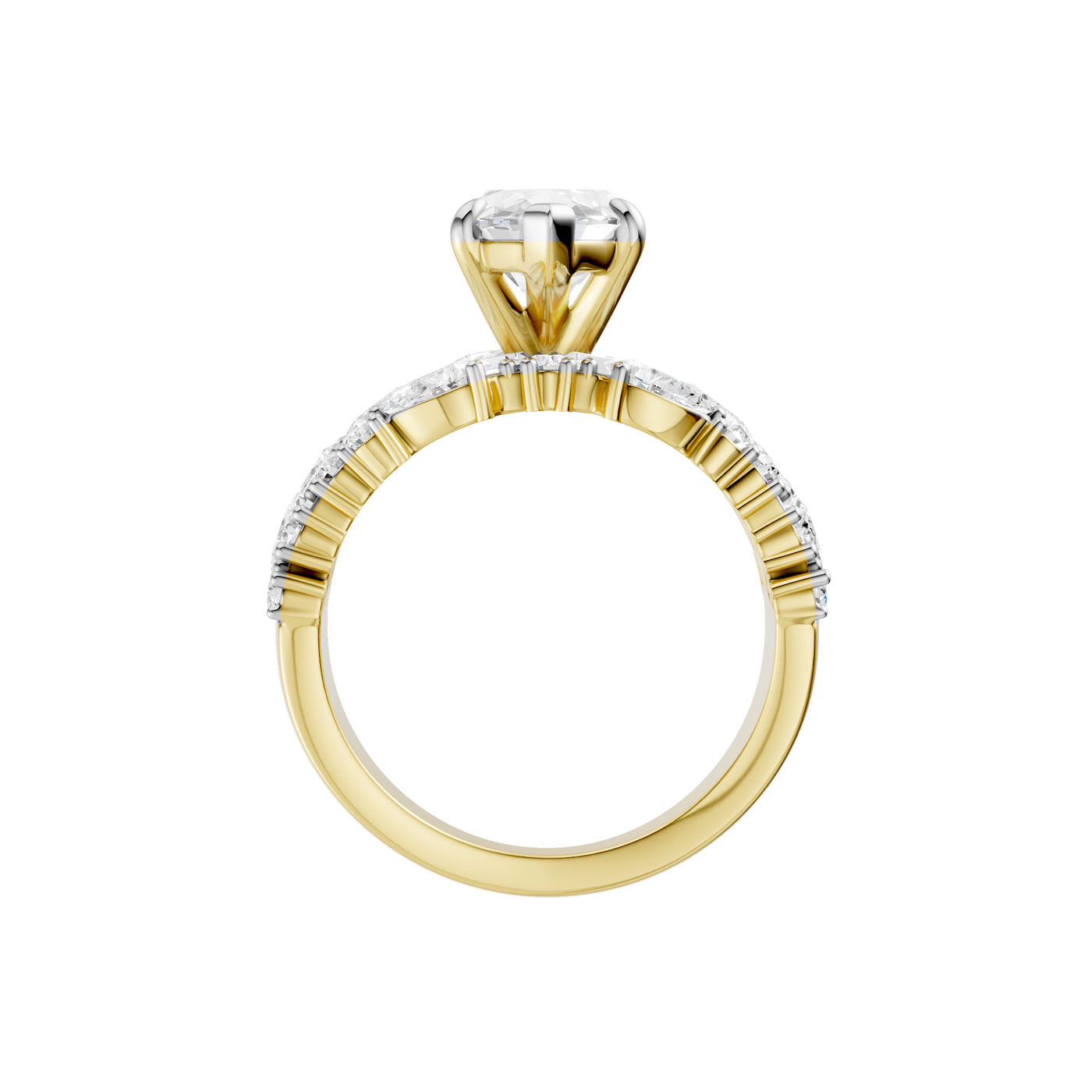 14K 3.50 CT Lab Grown Diamond Ring - Image 3