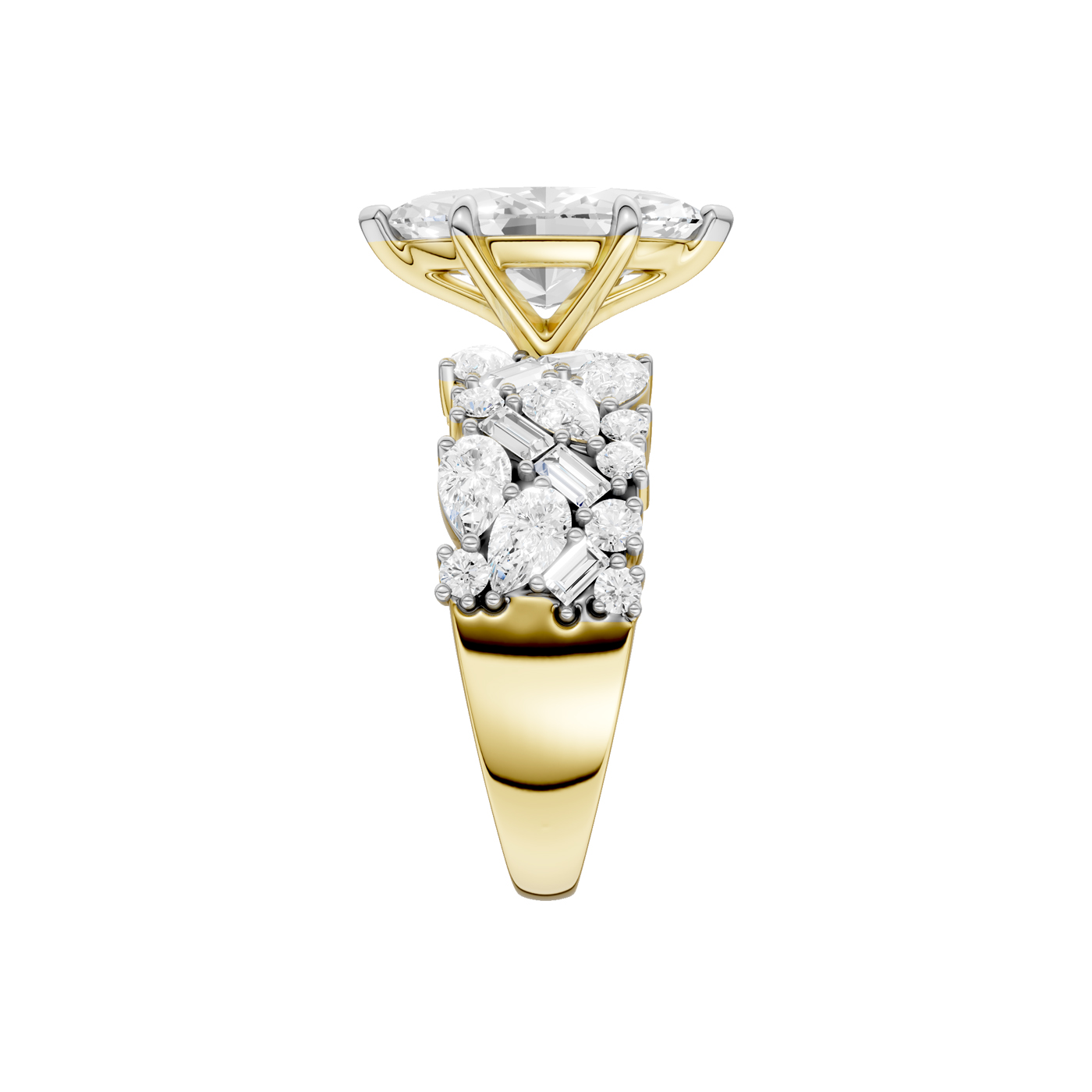 14K 3.50 CT Lab Grown Diamond Ring - Image 4
