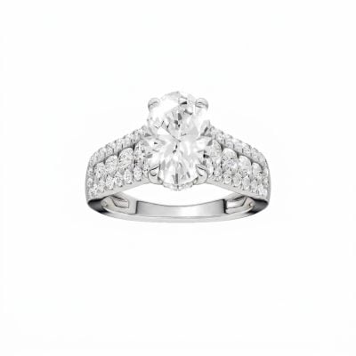 14K 3.00 CT Lab Grown Diamond Ring