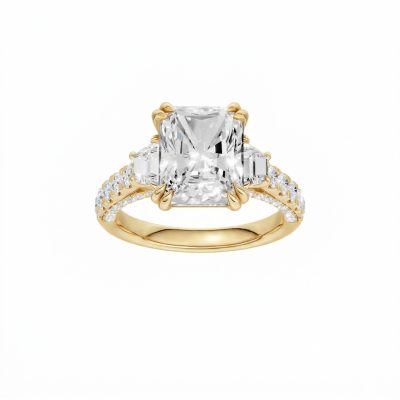 14K 4.00 CT Lab Grown Diamond Ring