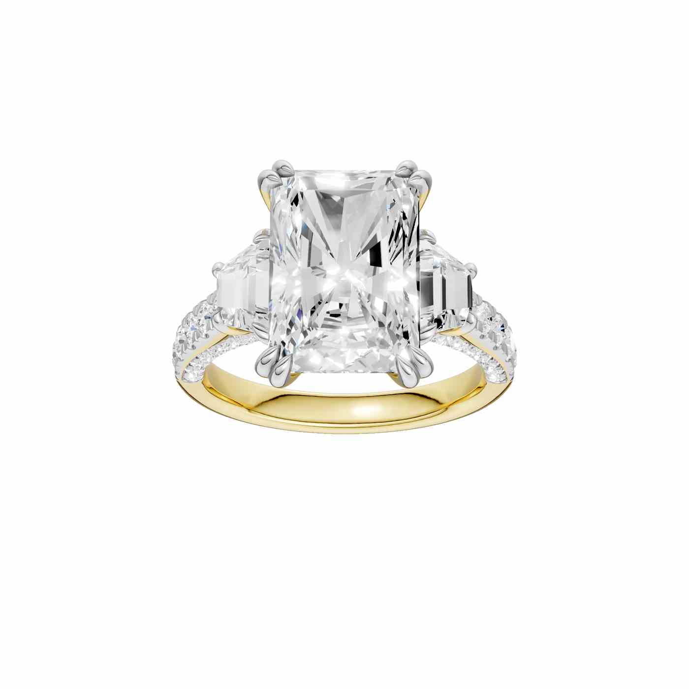 14K 6.50 CT Lab Grown Diamond Ring