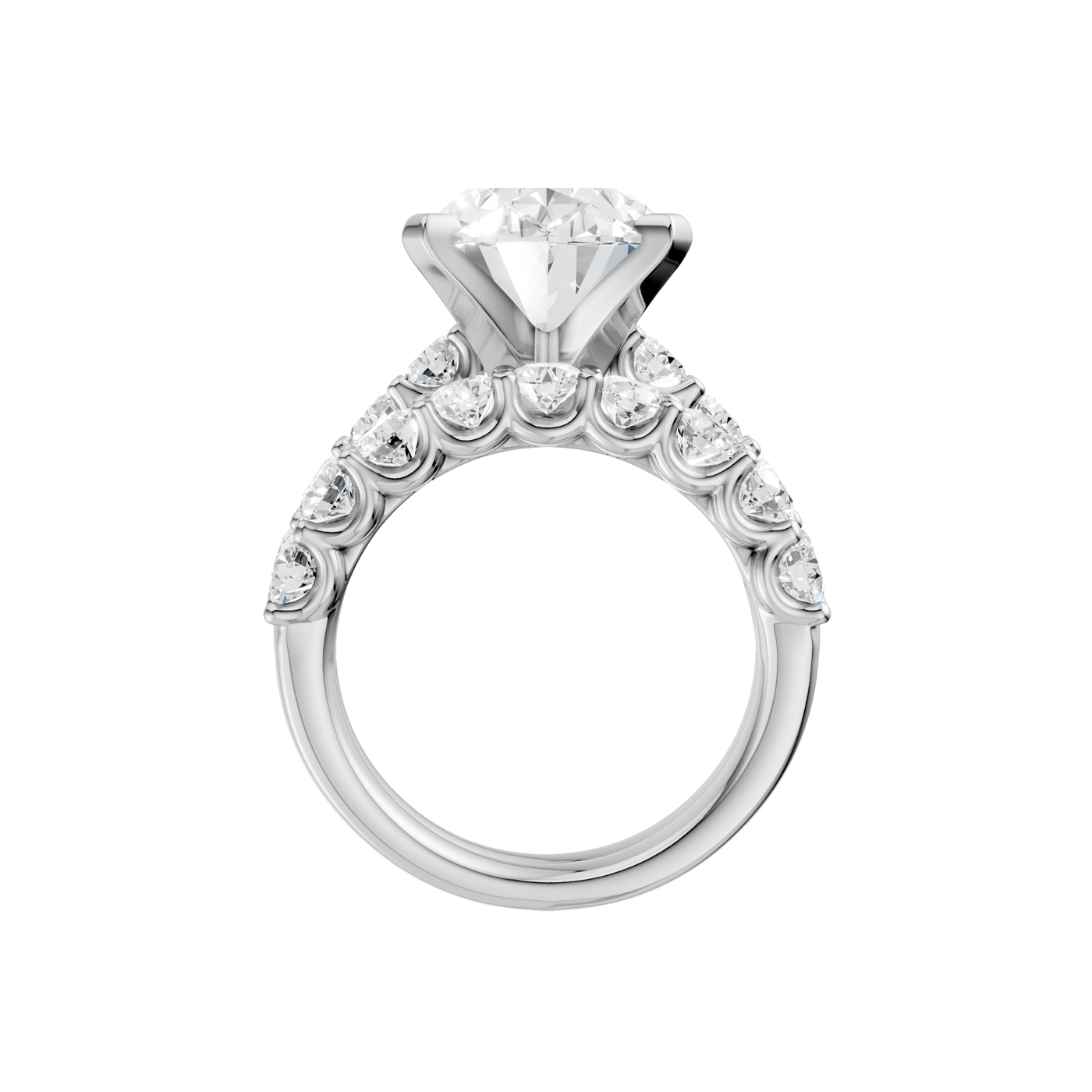 14K 9.00 CT Lab Grown Diamond Bridal Set - Image 2