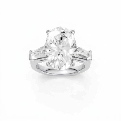 14K 7.00 CT Lab Grown Diamond Ring