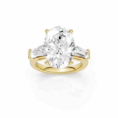 14K 7.00 CT Lab Grown Diamond Ring