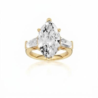 14K 7.00 CT Lab Grown Diamond Ring