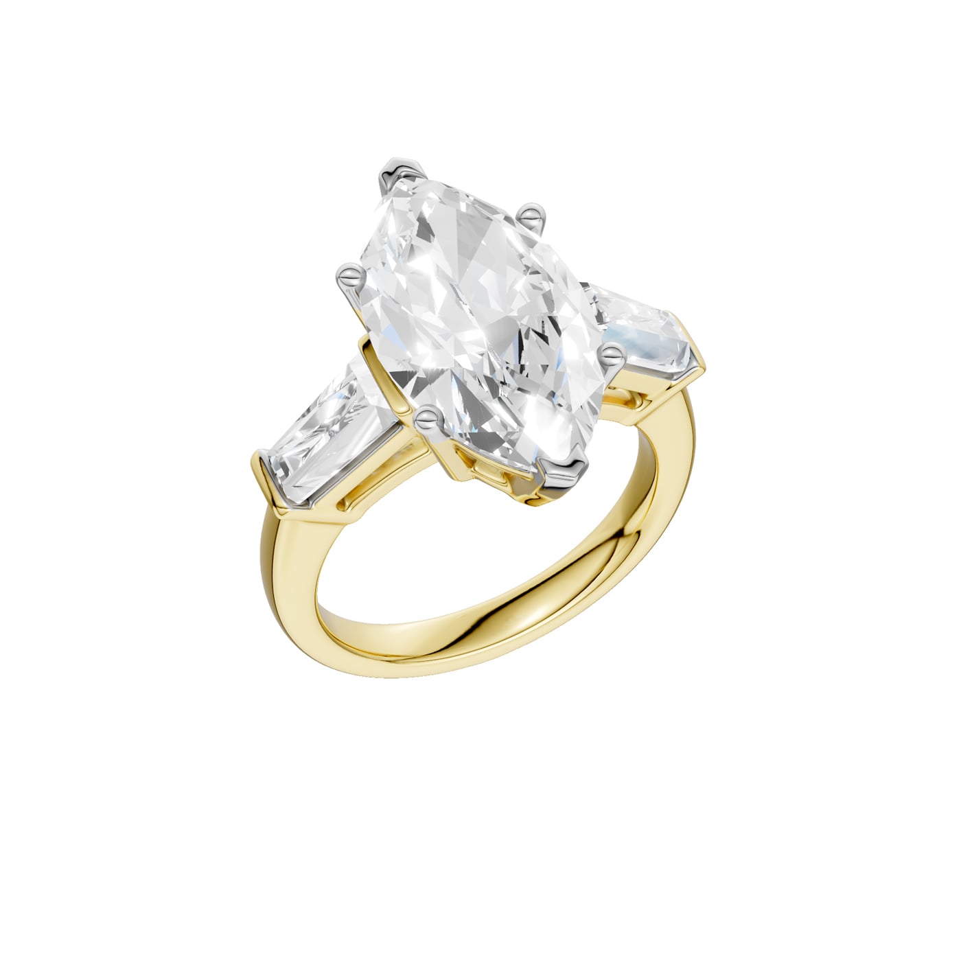 14K 7.00 CT Lab Grown Diamond Ring - Image 4