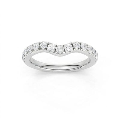14K 0.60 CT Lab Grown Diamond Band