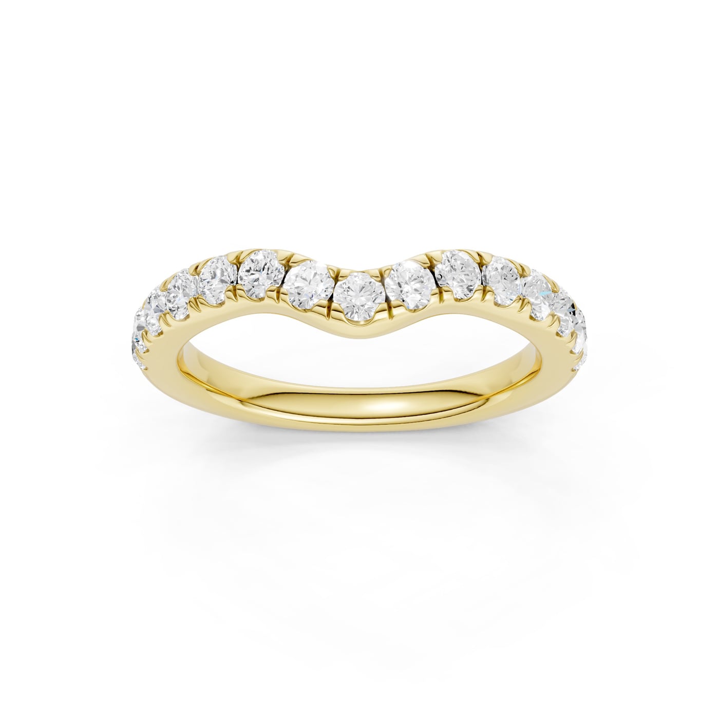 14K 0.60 CT Lab Grown Diamond Band