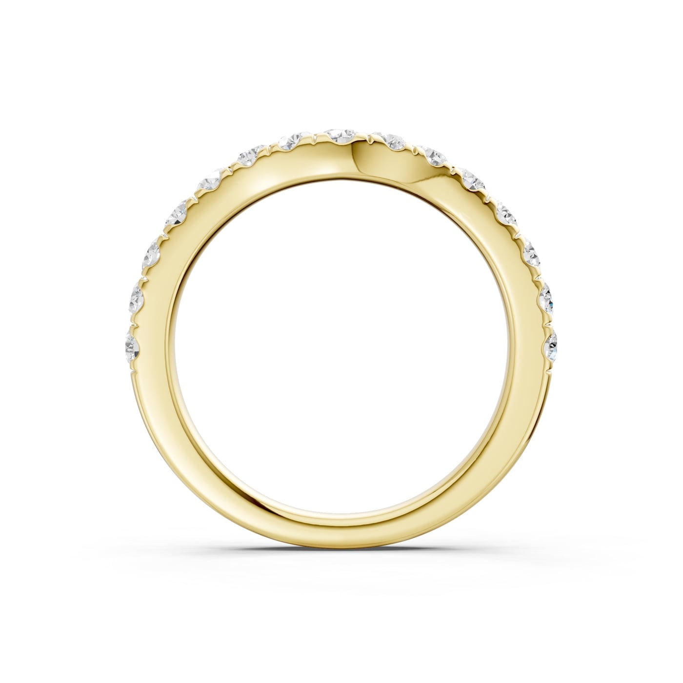 14K 0.60 CT Lab Grown Diamond Band - Image 2
