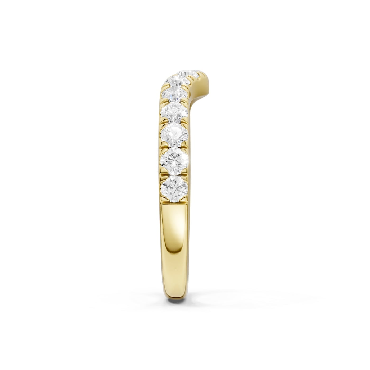 14K 0.60 CT Lab Grown Diamond Band - Image 3