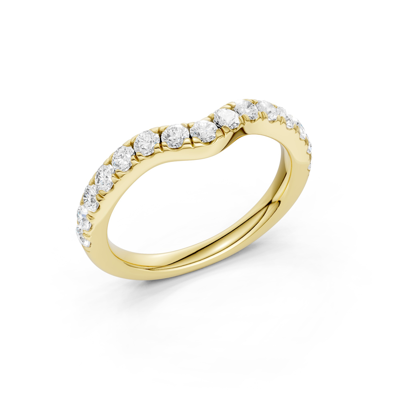 14K 0.60 CT Lab Grown Diamond Band - Image 4