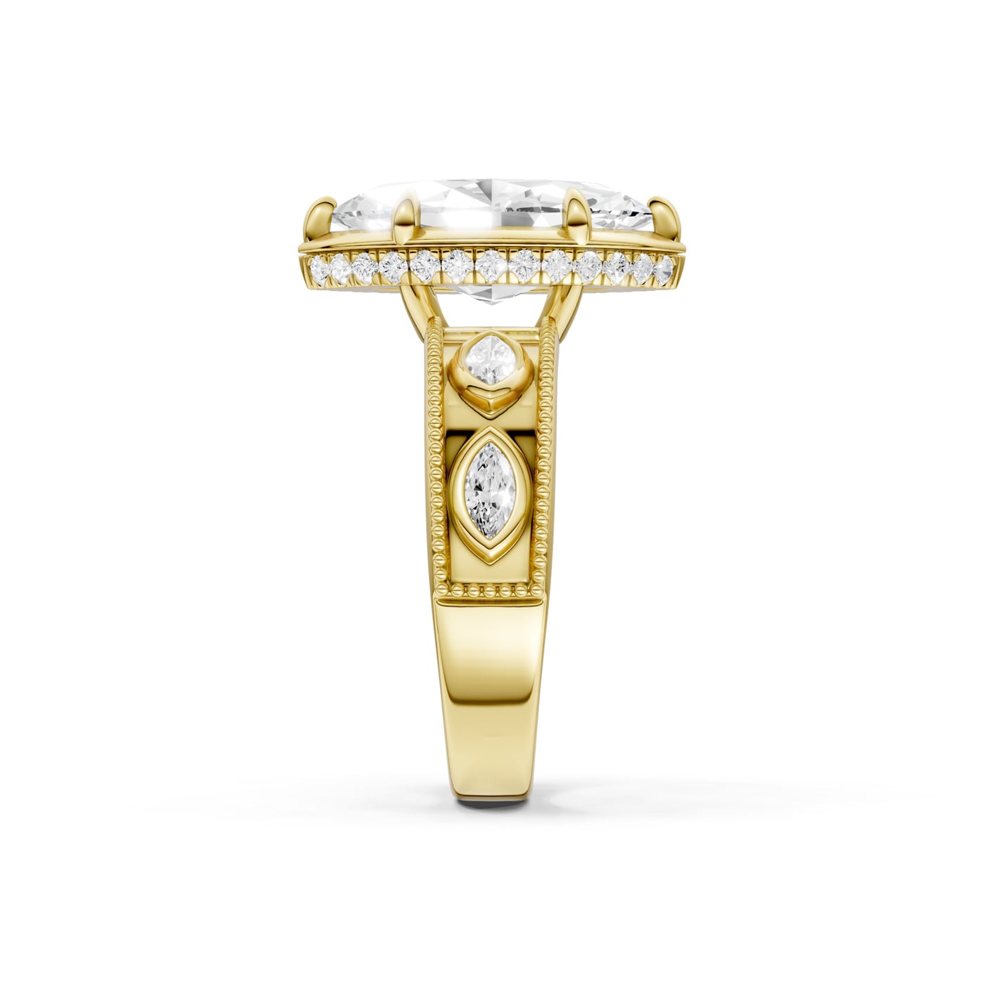 14K 4.00 CT Lab Grown Diamond Ring - Image 2