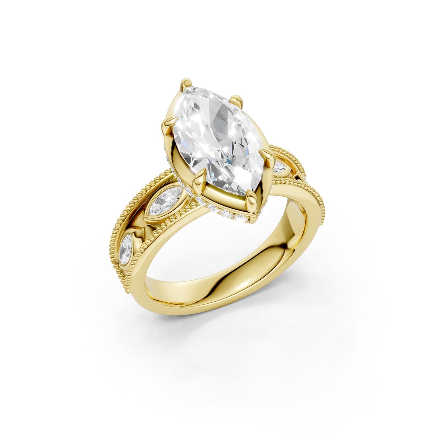 14K 3.50 CT Lab Grown Diamond Ring - Image 3