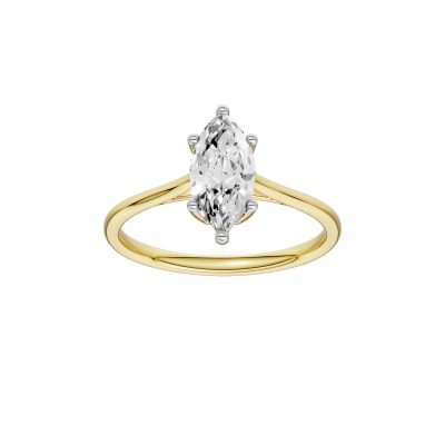 14K 1.00 CT Lab Grown Diamond Ring